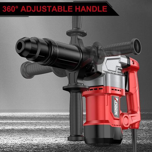 AOBEN SDS-MAX Demolition Jack Hammer Concrete Breaker, Demo Chipping Hammer, 1500W Electric Jackhammer, with Vibration Control and Safety Clutch, Includes Tool Case, Chisels in Kuwait
