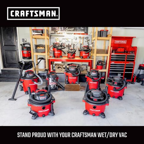 CRAFTSMAN CMXZVBE38759 2-1/2 in. x 20 ft. POS-I-LOCK Wet Dry Vacuum Hose | Industrial-Grade Shop Vacuum Hose Attachment Kit, Fits Most CRAFTSMAN Wet/Dry Vacuums with a 2-1/2 in. Diameter Inlet in Saudi Arabia