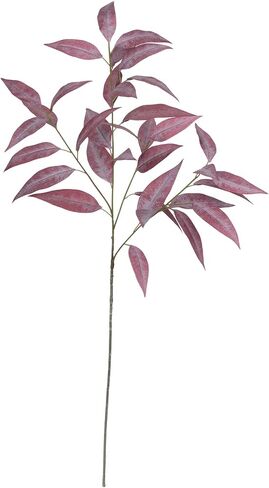 Briful Artificial Eucalyptus Willow Branches 33'' Tall Gray Fake Eucalyptus Stems Arrangement, Realistic Faux Greenery Stems, Indoor Plant, Home Housewarming Farmhouse Porch Vase Decor, Set of 6 in Saudi Arabia