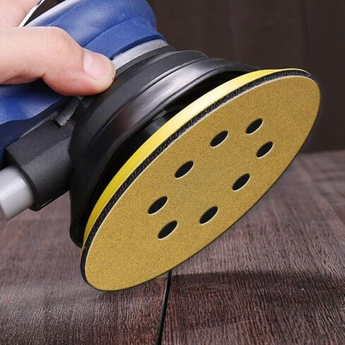 58-AP Gold 5-Inch 8-Hole 80 Grit Dustless Hook&Loop 100-pack (80) in Saudi Arabia