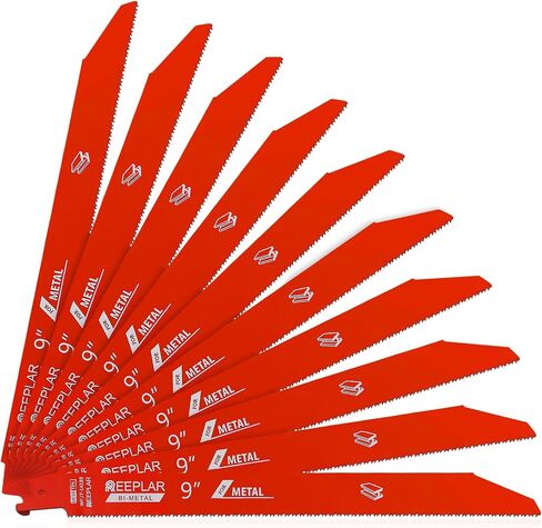 25 حزمة 6 بوصة 14/18 TPI ثنائية المعدنية تفكيك الشفرة sawzall للمعادن ، 6 "18 TPI شفرات المنشار استبدال ميلووكي وبلابو ساوبلو شفرة in Kuwait