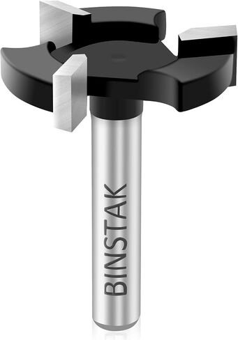 CNC Spoilboard Surfacing Router Bit 1/4 Inch Shank, Extra Large 1-1/2 Inch Cutting Diameter, Slab Flattening Router Bit Planing Bit Wood Planing Bit Dado Planer Bit(Carbide-4 Wings) in Saudi Arabia