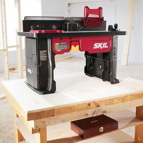 SKIL SRT1039 جدول التوجيه المحمول Benchtop مع تخزين بتات متكاملة ثنائية in Saudi Arabia