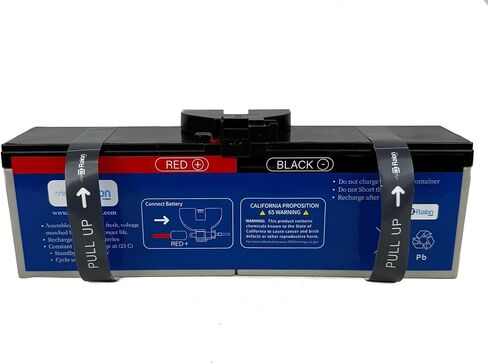 Raion Power 24V 12Ah Replacement High Rate RBC6 Battery for APC UPS BP1000, BP1050, BP1100, SMC1500, SMT1000, SMT1000US, SU1000, SU1000BX120, SU1000NET, SU1000RMNET, SU1000X127, & Others in Saudi Arabia