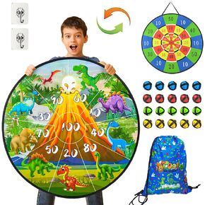 Boys Toys Age 3-10 Year Old, Dart Board for Kids Boy Girl Birthday Gifts for 3-12 Year Old Boys Girls Carnival Kids Games Dinosaur Toys for Kids