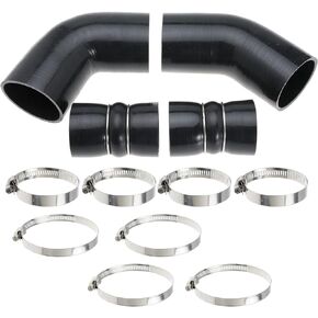 6.6 Hose Boot Kit for Chevrolet for Chevy for GMC Sierra 2500 3500 6.6L 32V LLY Duramax 2004.5-2007 Blue with T Bolt Clamp