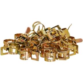 200Pcs Spring Band Type Clips Air Hose Tube, Water Pipe Fuel Pipe Silicone Vacuum Hose Clamp, Fasteners Assortment Kit (5mm 6mm 7mm 8mm 9mm 10mm 11mm 12mm)