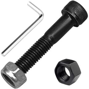 Pro Scooter Axle M8 8mm X 28mm-130mm Multiple Size 12.9 Grade Carbon Steel for Front Rear Wheel Freestyle Scooter Grinds