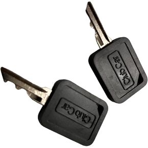 Club Car Set X 2 Keys 1B for All Carryall 2014-up and All Tempo and Onward Lithium Vehicles OEM 105068002 and 101974701