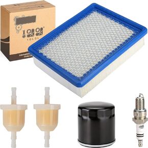 Golf Cart Tune Up Kit for 1992-up Club Car DS 4-Cycle Gas Carts with FE350 FE290 Engine Oil Filter Fuel Filter Air Filter Spark Plug 1013684