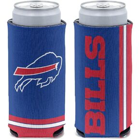 WinCraft NFL Buffalo Bills Slim Can Cooler, Team Colors, One Size