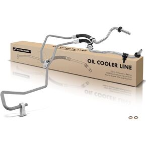 A-Premium Automatic Transmission Oil Cooler Line Hose Assembly Compatible with Chevrolet Cruze 2011-2013 Buick Verano 2012-2017 1.8L 2.4L