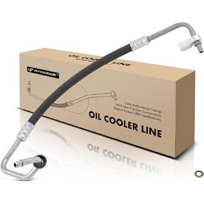 A-Premium Automatic Transmission Oil Cooler Line Hose Assembly Compatible with Chevrolet Equinox GMC Terrain 2010-2017 2.4L