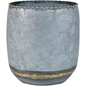 Serene Spaces Living 12" Vintique Iron Decorative Bowl - Metallic Centerpiece for Floral Arrangements, Fruit, Snacks or Holiday Ornaments, Perfect for Weddings, Events, and Home Decor, Pack of 12