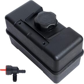 خزان وقود 691993 - خزان وقود بلاستيكي بسعة 4 لتر مع غطاء وصمام إغلاق مناسب لمحركات معدات الحديقة والحدائق، وبعض منفاخ الثلج المحدد، والحراثة، ومقسم السجل للتركيب عن بعد in Kuwait