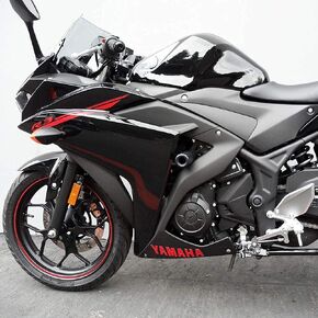 Shogun Yam YZF-R3 YZF R3 2015 2016 2017 2018 Black No Cut Frame Sliders Also Fits ABS & NON ABS Models - 750-6129 - MADE IN THE USA