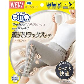 [Made in Japan] Compression Socks Room Wear MediQttO Silk Leggins (M)