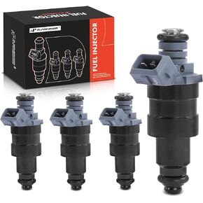 A-Premium Fuel Injectors Compatible with Jeep Wrangler 1997-2002, Cherokee 1996-2000, TJ 1997-2002 & Dodge Dakota 1996-2002, L4 2.5L, Set of 4, Replace# RL030778AB