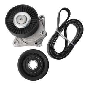Belt Tensioner and Idler Pulley&Drive Belt Assembly Kit, Fits for Chrysler Crossfire 04-08, for Mercedes-Benz C240/C280/C320/C43/C55/CL500/CL55/CLK320/CLK430/E320 98-11#OE 1122000970 38082 0119979792