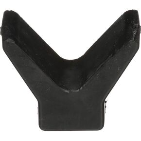 Seachoice Molded Y Bow Stop, Black, Boat Trailer, 2 in. X 2 in. X 3/8 in.