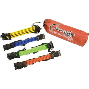 Champion Sports AGLCLR4 4M Sectioned Agility Ladder Set