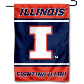 Illinois Fighting Illini Garden Flag