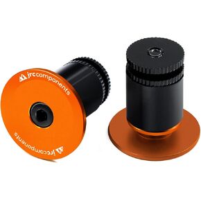 JRC Components Aluminum Handlebar Bike Bar End Plugs for Bicycles | Pack of 2 Handlebar Plugs - Bike Bar End Grips | Mountain Bike Bar End Caps for Road Bikes - Premium Bike Handlebar Caps in Kuwait