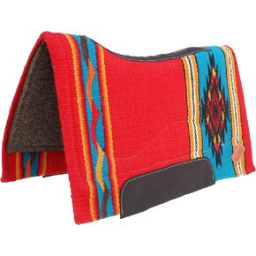 Horse Western Handwoven New Zealand Wool Contoured Felt Saddle Pad 3922HW