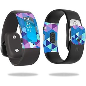 MightySkins Skin Compatible with Microsoft Band 2 Cover Skins Sticker Watch Purple Kaleidoscope