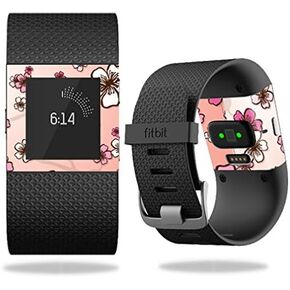 MightySkins Skin Compatible with Fitbit Surge Cover Skins Sticker Watch Cherry Blossom
