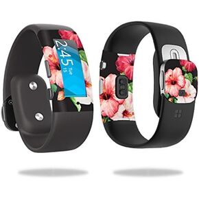 MightySkins Skin Compatible with Microsoft Band 2 Cover Skins Sticker Watch Hibiscus