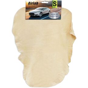 Chamois Cloth for Car Shammy Towel 24'' x 16'' (2.58 sq ft) Car Drying Towel Absorbent Real Leather Lint Free Streak Free for Car Wash 1 Pack