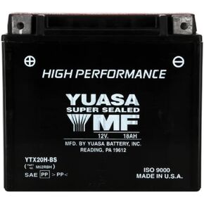 Yuasa YUAM62RBH YTX20H-BS Battery, Multicolor, One Size