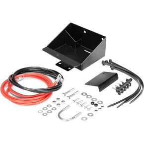 KEMIMOTO Battery Relocation Kit, Battery Relocate Box Compatible with Polaris Sportsman 450 570 Accessories 2014-2021 with Battery Box Wires