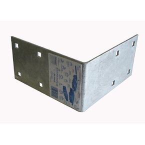 Dock Edge Floating Dock Outside Corner, Galvanized, 1/4" in Kuwait