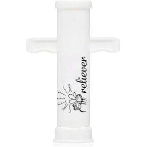 Skeeter Reliever - Natural Insect Bite Remedy, Insect Sting Relief, Bee Sting Relief, Suction Tool and Venom Remover - Chemical Free - for Kids and Adults