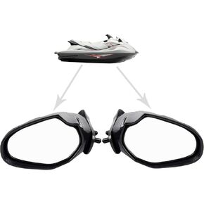 RANSOTO PWC Side Mirror Kit Compatible with Yamaha WaveRunner VX110 Cruiser Deluxe Sport Left & Right