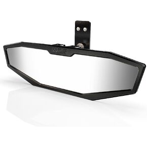 MZS Aluminum Ranger Rear View Mirror, UTV Rearview Center Mirror 360° Adjustable Compatible with Ranger 500 570 | 900 XP/EPS | Crew XP 900/EPS | 1000/EPS/Premium | XP 1000/EPS/Crew