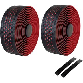 GORIX Bar Tape Handlebar Grip Wrap+2 Bar Plug 2 Color Road Mountain Bicycle Cycling(GX-063BD(Global Edition))