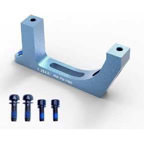 Zeno Rotor Adaptor – Postmount caliper to Flatmount fork with 160mm rotor