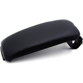 Ezzy Auto Black Leather Suture Console Armrest Lid Cover for Audi A3 8P 2003-2012 Center Console Cover Lid