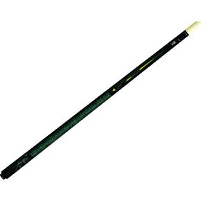 McDermott Lucky L65 Leprechaun Grapic Green Yellow on Black Pool/Billiard Cue