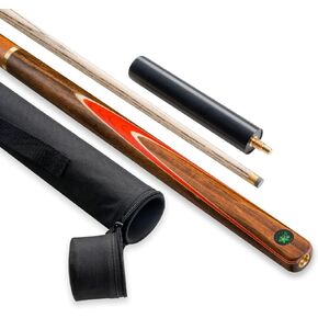 CRICAL Snooker Cue 3/4 Piece Kit with Case Box and Extension 10mm Tip 57 inch