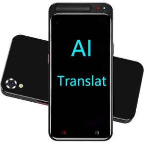 2-Way Instant Language Translator, AI Language Voice Translator Device with 138 Languages Portable Online Offline Translation for Business Learning Travel, 4.1" HD Inch Touch Screen