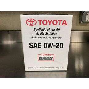 TOYOSPEED LLC FIT for Toyota Synthetic Motor Oil SAE 0W-20 Set 5 quarts