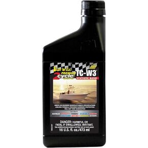 STAR BRITE Premium 2-Cycle Engine Oil TC-W3 - High-Grade Synthetic Blend for All 2-Stroke Outboard Motors, Personal Watercraft & High-Performance Engines