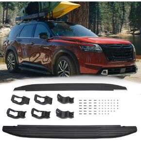 Running Boards Fit for Nissan Pathfinder ST-L 4WD R53 QX60 2022 2023 2024 Black Aluminum Side Step Nerf Bar Platform