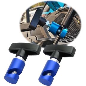 2 PCS Car Engine Hood Support Rod Retainer, Trunk Air Pressure Rod Anti-Slip Shock Absorber Pillar Fixing Tool, Multi-Purpose Snap-on Lifting Rod Anti-Pinch Device, Universal for Cars (Blue)
