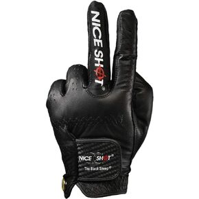 The Bird Men's Golf Glove in Black Cabretta Leather