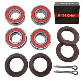 Front Wheel Hub Bearings Seals for Honda TRX200 /D 1990-1997 Recon 250 TRX250 TE/TM1997-2022 Rancher 350 TRX350 TE/TM 2x4 2000-2006 OEM# 91053-HC4-003 91053-HC4-000 91257-KA3-711